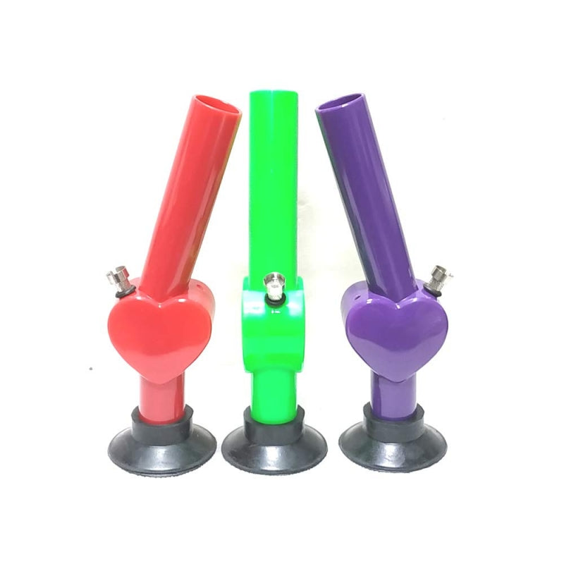 Heart shaped bong for legal herbs
Portable heart design water pipe
Unique acrylic bong 12 inch