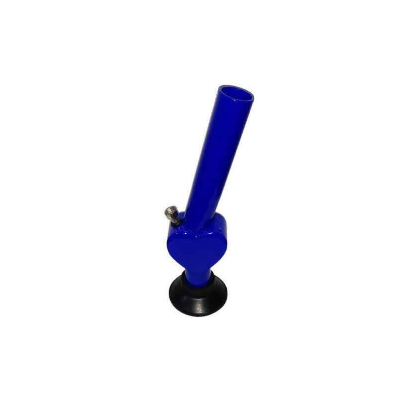 Opaque blue smoking hookah