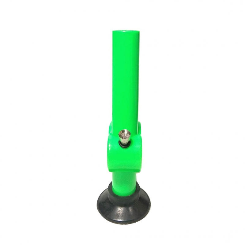 Opaque green smoking water pipe