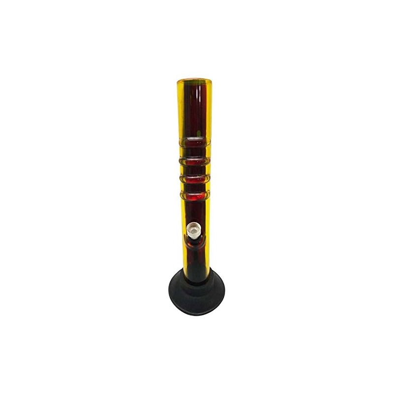 Moksha 12 inch Rasta acrylic bong
Acrylic gripper waterpipe bong
Rasta color smoking bong