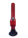 12 inch transparent red bong