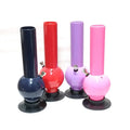Moksha 12 Inch Large Single Bulb Acrylic Bong – Multicolor (30cm) Moksha Bongs