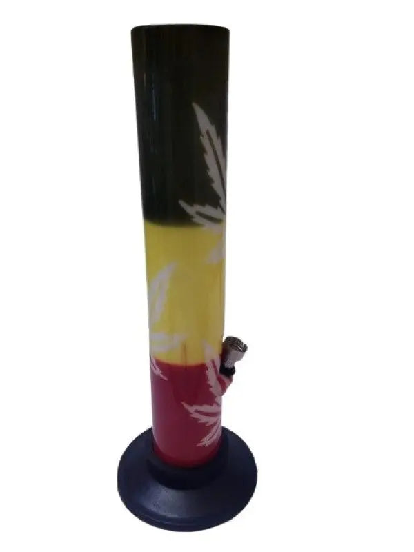 Leaf printed smoking bong
Moksha acrylic rasta pipe