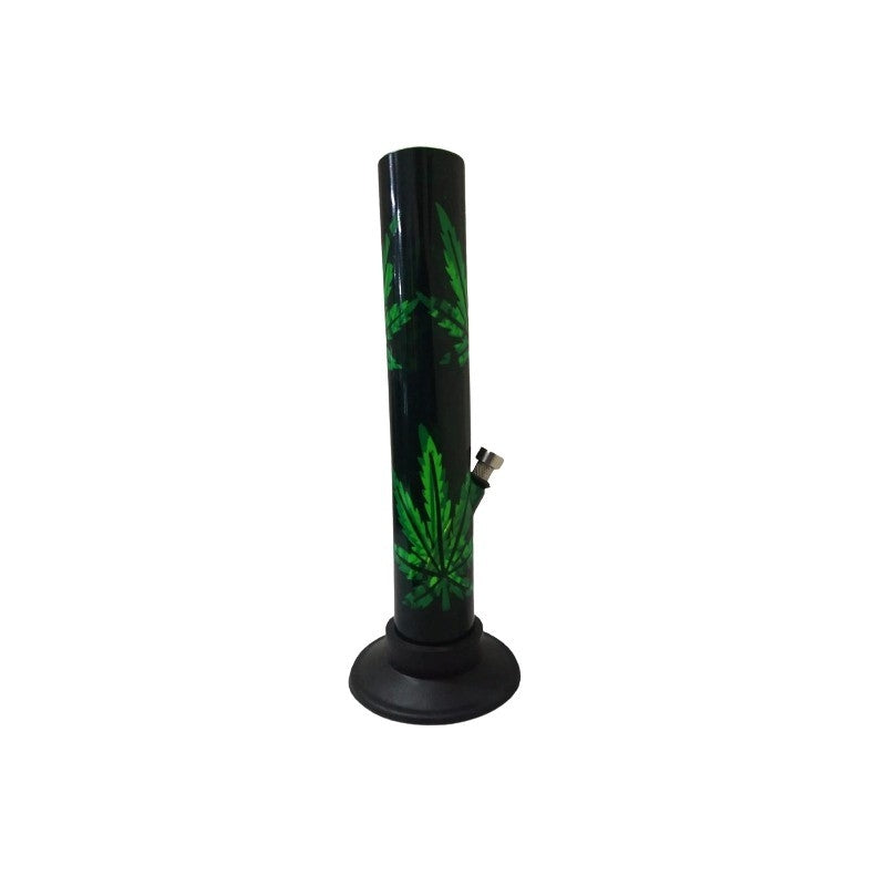 Transparent green herb bong
