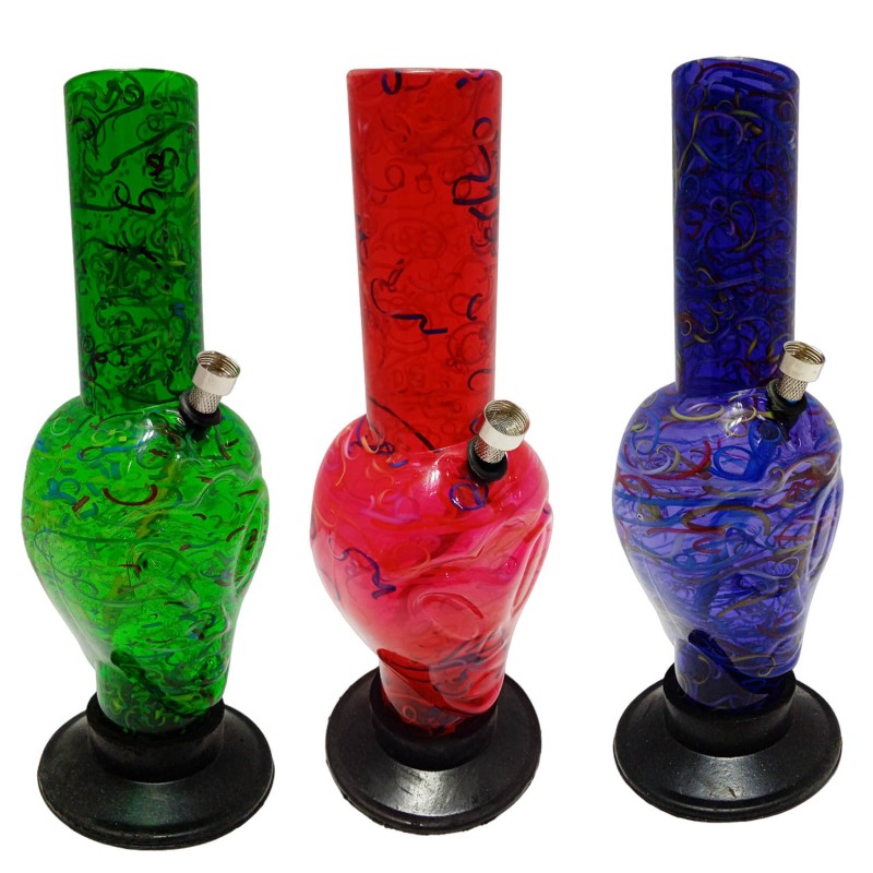 Moksha alien shape acrylic bong