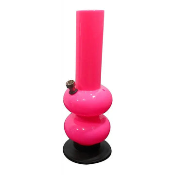 Moksha opaque pink acrylic bong