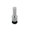 Opaque white acrylic bong
12 inch Moksha water pipe
Moksha acrylic hookah pipe