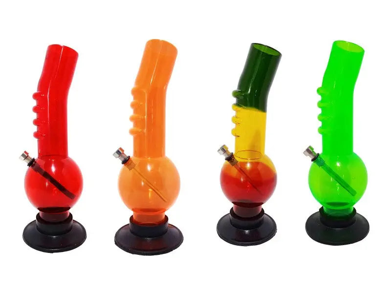Acrylic bong with single bulb
30cm smoking water pipe
Moksha mix color acrylic hookah