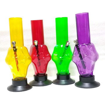 Moksha skull face acrylic bong
12 inch skull water pipe
Skull design acrylic bong