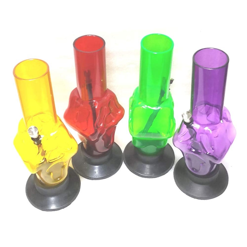Assorted color smoking bong
Acrylic water pipe with skull shape
30cm Moksha acrylic bong