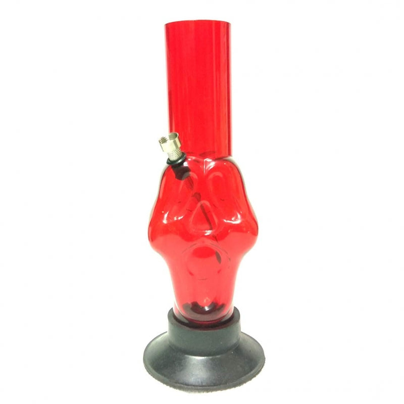 Moksha Skull Acrylic Bong 12 Inch
Transparent Red Acrylic Waterpipe