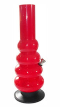Moksha red acrylic 4-bulb bong
12 inch opaque water pipe
Moksha 30cm red acrylic bong