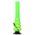 Moksha 4 bulb acrylic bong
Transparent green acrylic waterpipe