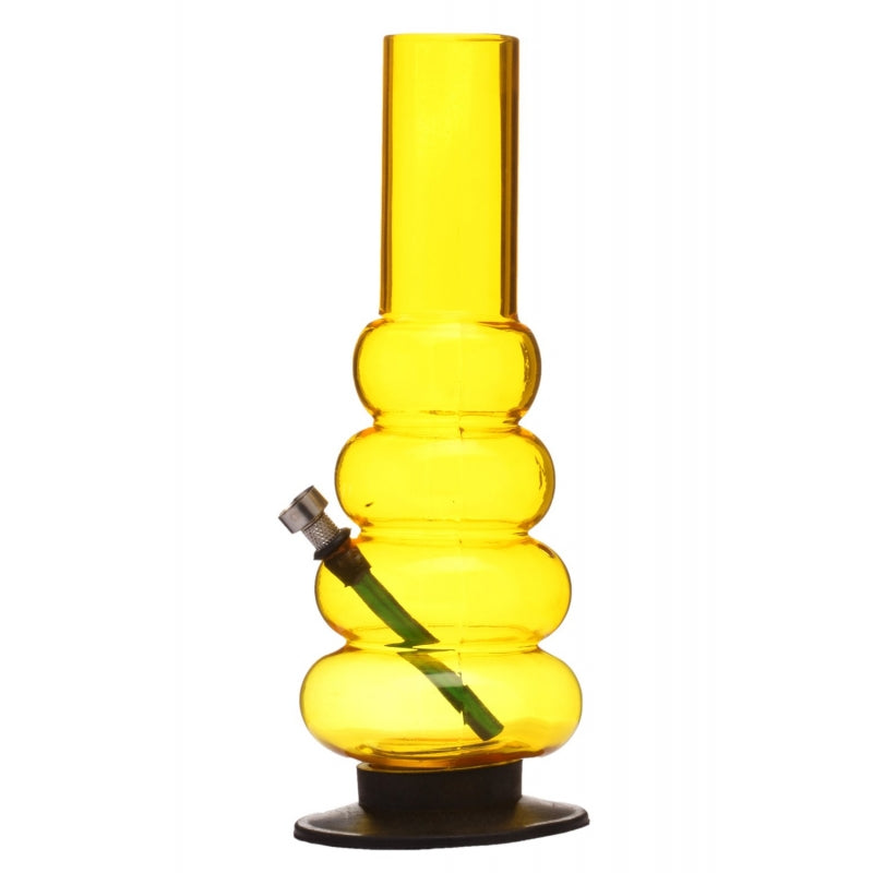 Transparent yellow 4-bulb bong
Moksha acrylic waterpipe