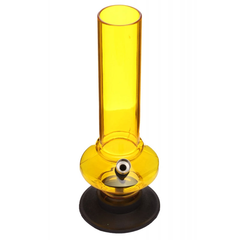Transparent yellow 12 inch bong