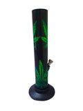 Moksha 12 Inch Green Leaf Acrylic Bong
Acrylic Water Bong with Leaf Print