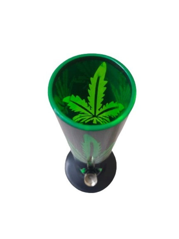Green Leaf Hookah Waterpipe
30cm Acrylic Bong for Smoking