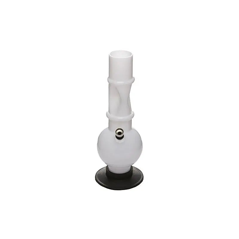 full-body image of opaque acrylic bong