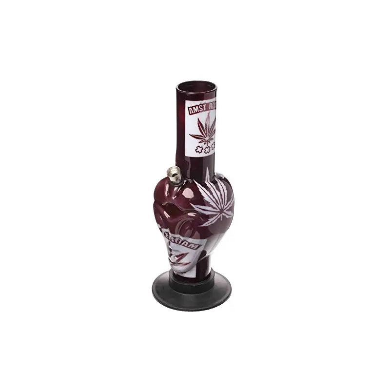 Moksha alien face acrylic bong