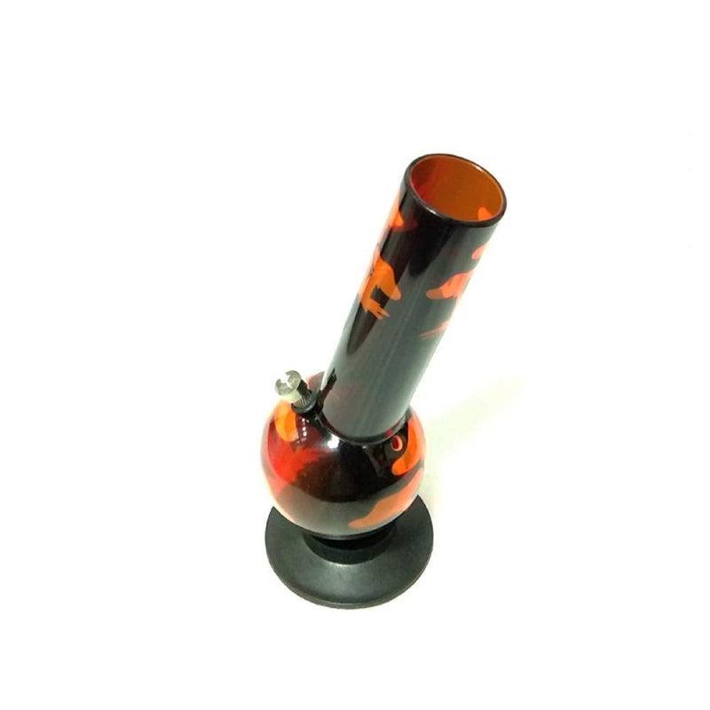 Orange theme mushroom bong
Acrylic bent neck water pipe
Durable acrylic bong for smoking