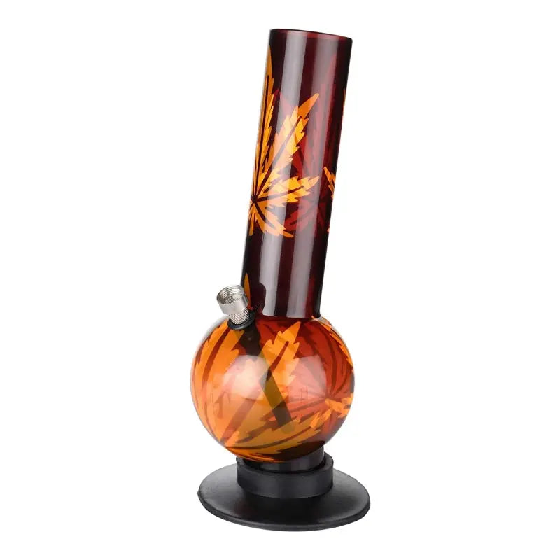 12 inch orange leaf bong