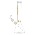 Moksha 12 inch glass ice bong
Oval bulb yellow glass waterpipe
