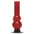 Moksha red acrylic bong
