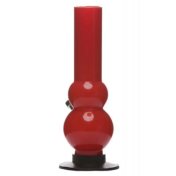 Moksha red acrylic bong