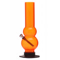 Durable lightweight acrylic bong with double bulb design for smooth smoking experience