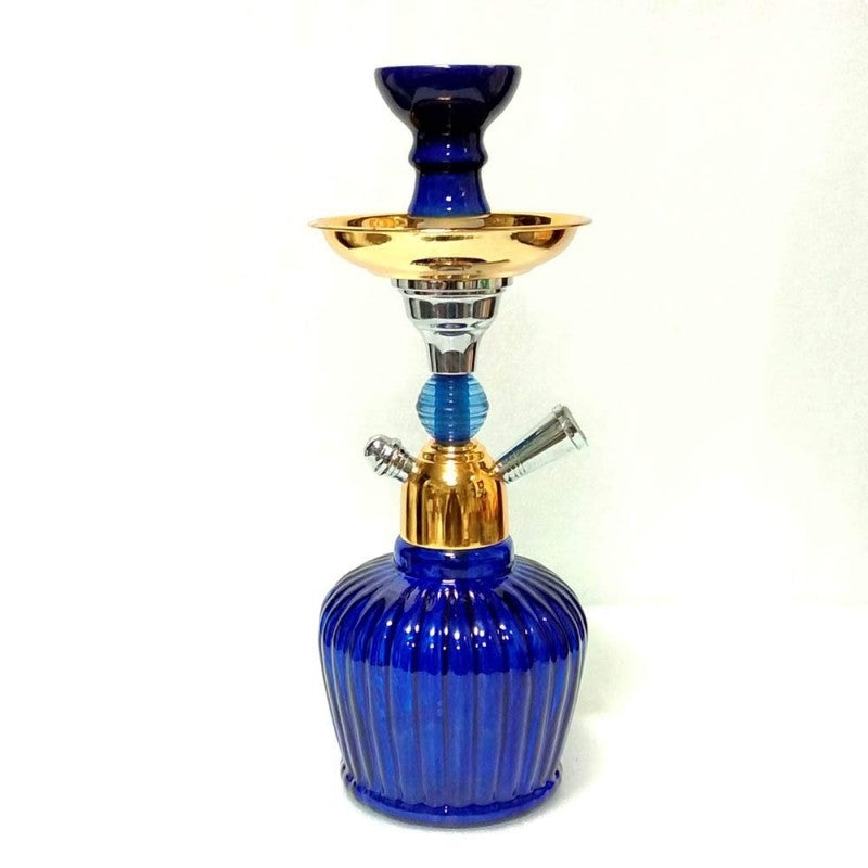 Glass Hookah with Ceramic Bowl and Ash Catcher