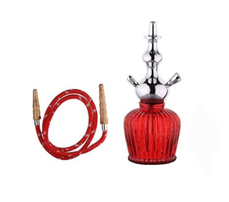 Glass hookah with ceramic chillum