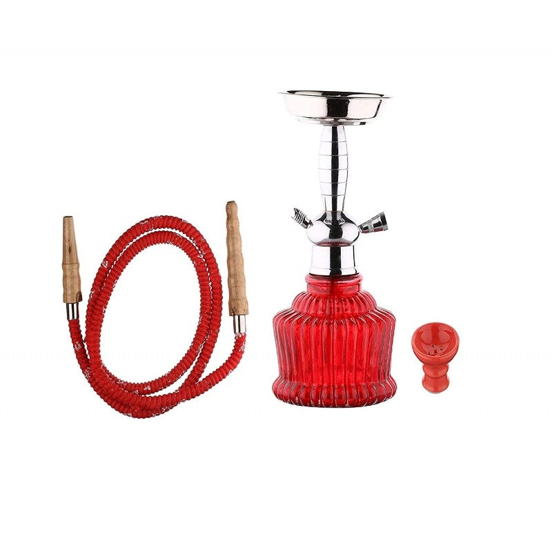 Hookah with ceramic bowl and ash catcher