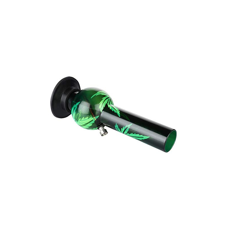 30cm water pipe with 5cm tube diameter
Green leaf acrylic smoking bong