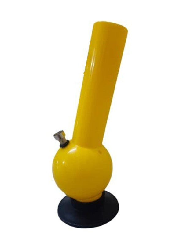 Moksha yellow acrylic bong
Bent water pipe for smoking