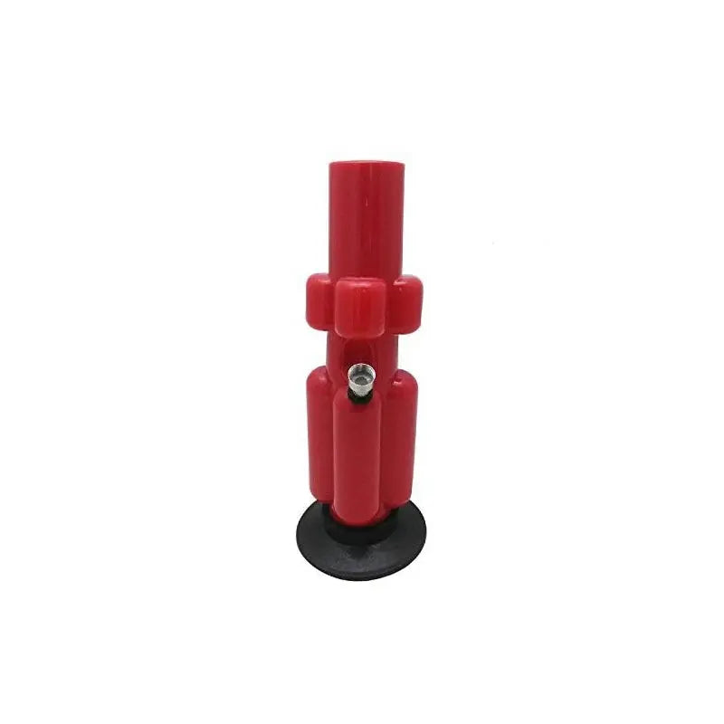 Moksha red acrylic ice bong
