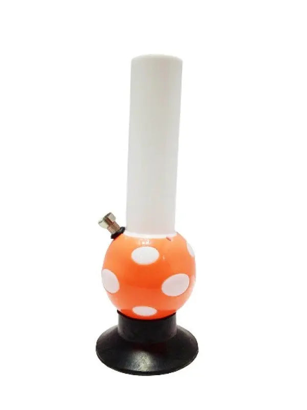 Moksha 12" Single Bulb Acrylic Water Bong (30cm, Opaque White) Moksha Bongs