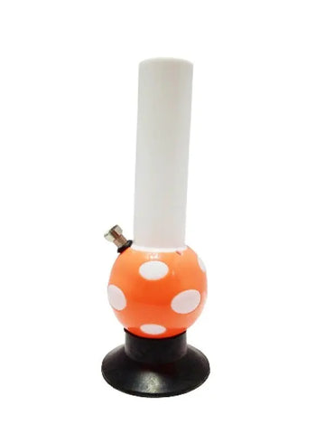 Moksha 12" Single Bulb Acrylic Water Bong (30cm, Opaque White) Moksha Bongs