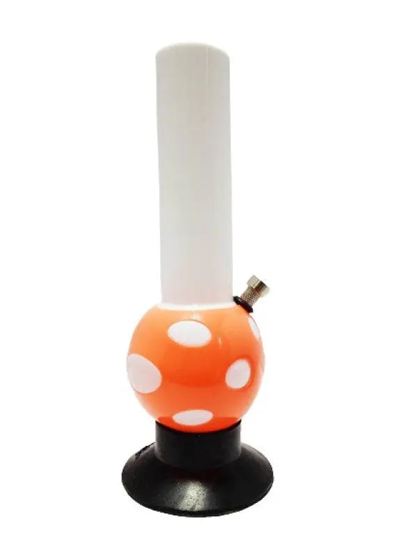 Moksha 12" Single Bulb Acrylic Water Bong (30cm, Opaque White) Moksha Bongs
