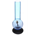 Moksha 16 inch acrylic gripper bong
Transparent blue water pipe