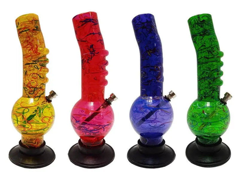 Moksha gripper acrylic marble bong
12 inch single bulb bong
Acrylic marble effect waterpipe