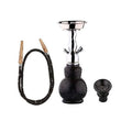 Glass hookah with ceramic bowl
