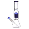Moksha 14 inch 9 arm tree percolator glass ice bong pipe hookah (35cm, blue) Moksha Bongs