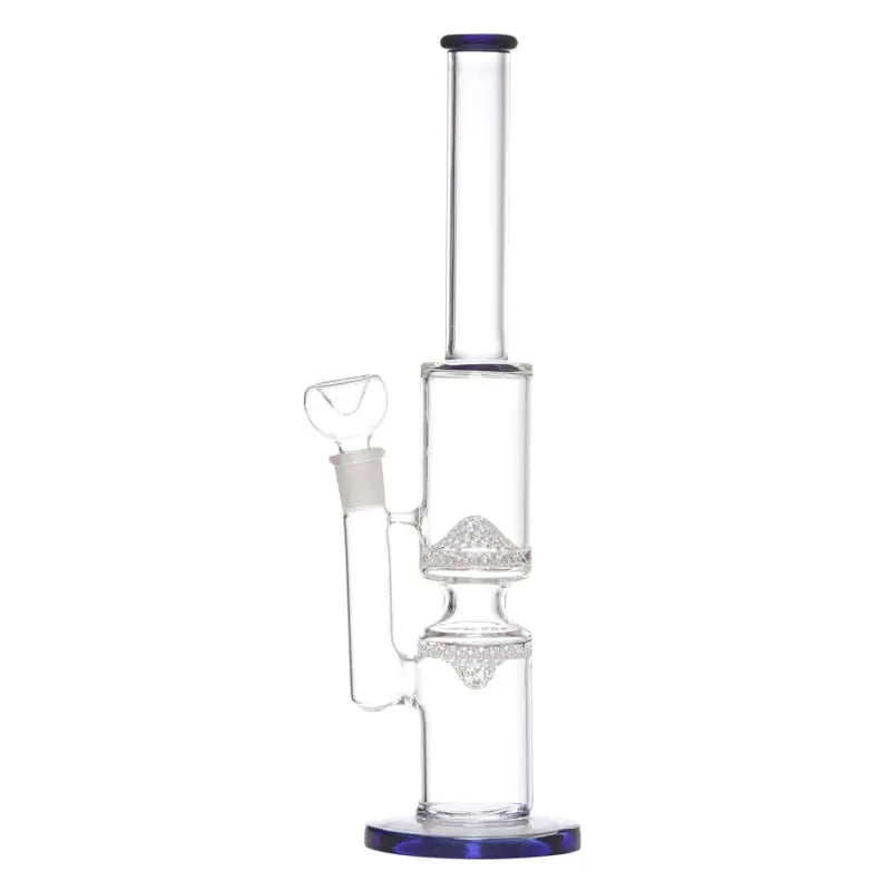 Moksha 14 inch blue glass bong