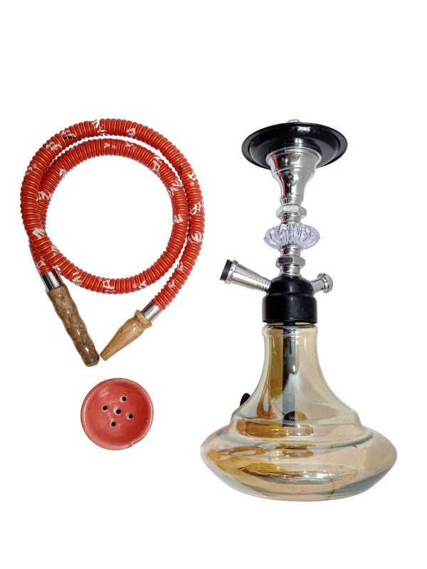 compact shisha hookah with glass base