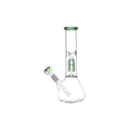 Moksha 14 inch green glass tree percolator bong