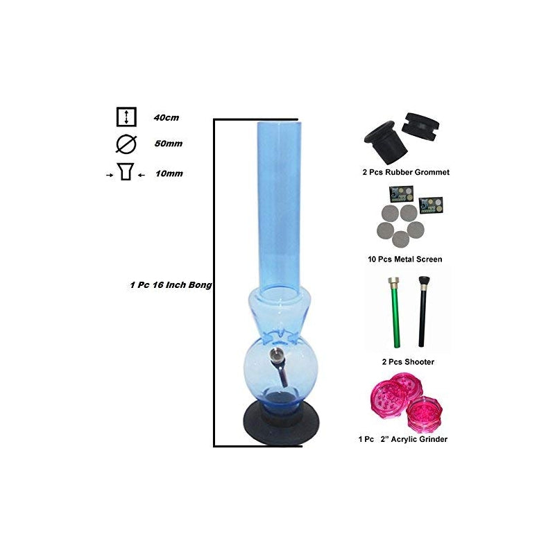 "Stainless steel screens for acrylic bong filtration