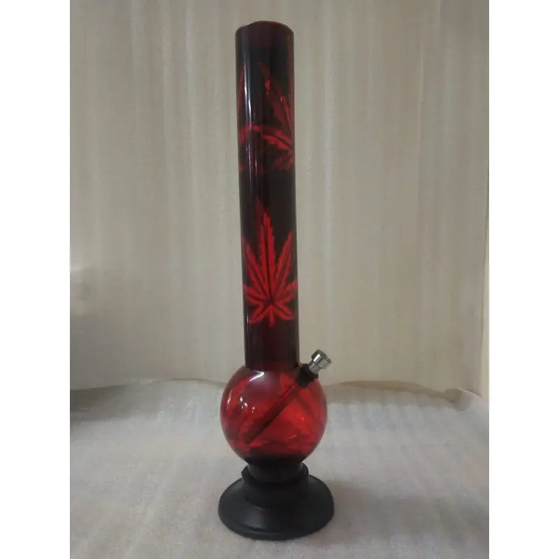 moksha dual-use bong/hookah with leaf design