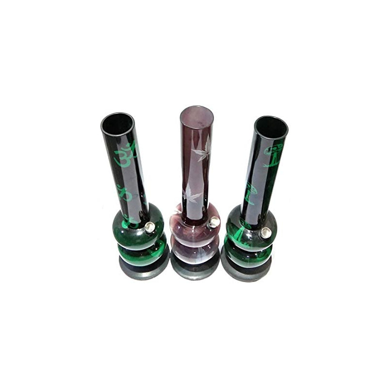 Moksha 16 inch acrylic smoking water pipe bong