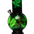 Moksha green acrylic water bong
16 inch leaf print smoking bong
Single bulb acrylic bong 40cm
