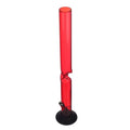 Durable red acrylic bong Moksha